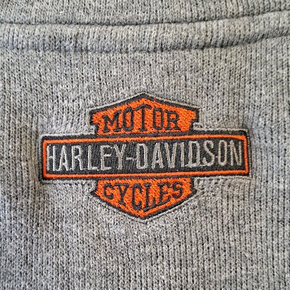 Harley-Davidson Quarter Zip Sweater - Picture 4 of 13
